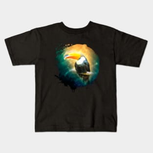 Toucan Toco Bird Animal Wildlife Forest Nature Flight Travel Kids T-Shirt